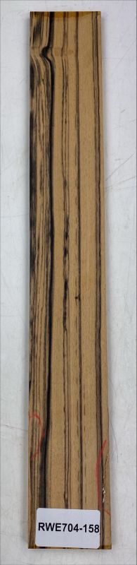 Fretboard Royal White Ebony, 520x74x9mm Unique Piece #158